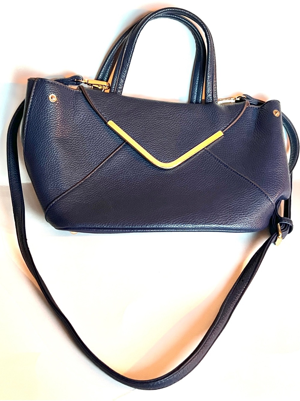 Navy & Gold Purse